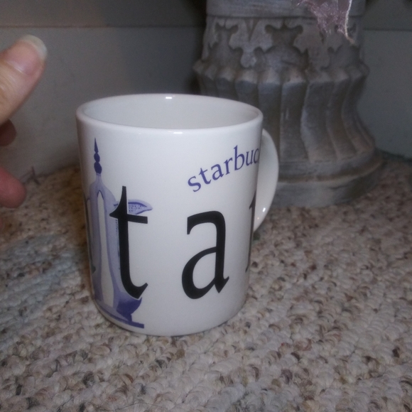 Vintage Rare Starbucks 2002 Qatar City Mug Made In England - Picture 3 of 10